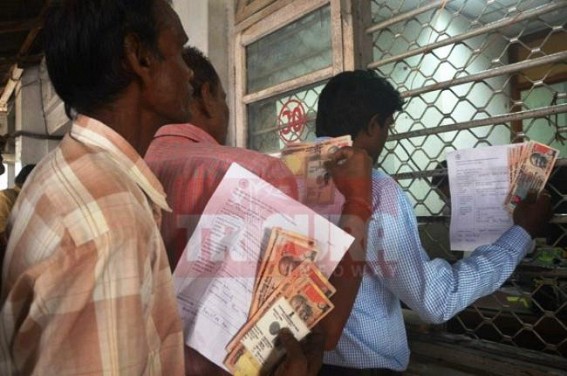 Corruption, lethargy in Agartala Banks hit Modiâ€™s Black-Money curbing Mission : Banking service on Sunday were available only for bankers' allies ; for common men, â€˜No Moneyâ€™ !